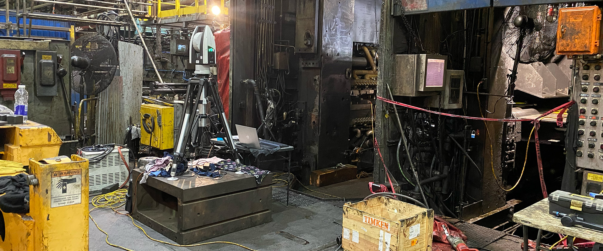 Steel Making Plant – Onsite Field Machining Metrology Support